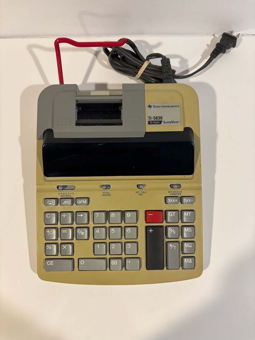 Texas Instruments TI-5630 SuperView 12-Digits Printing Calculator